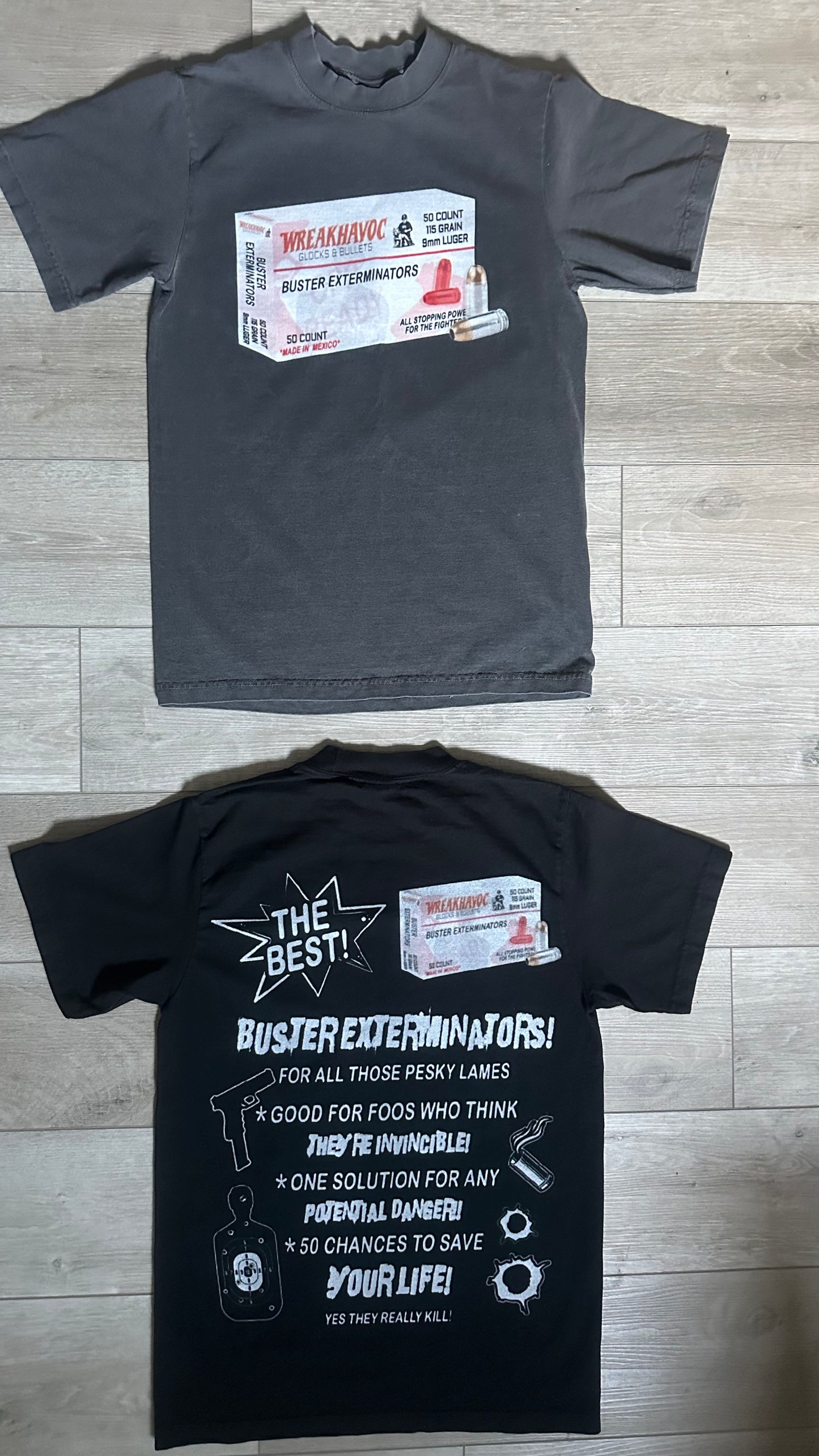 “Buster Exterminator” t-shirt