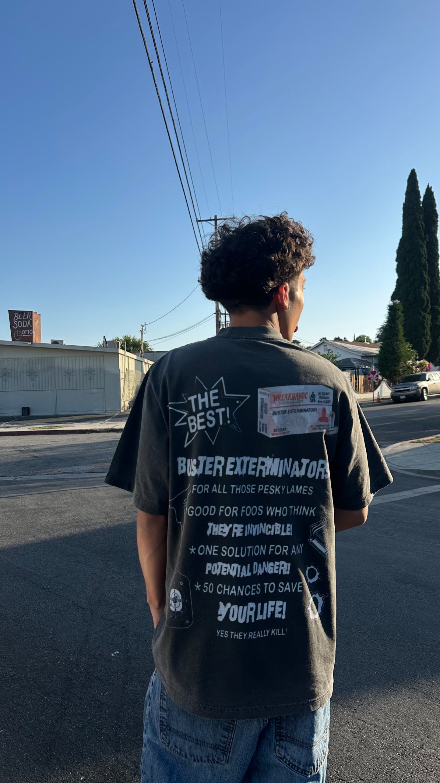 “Buster Exterminator” t-shirt